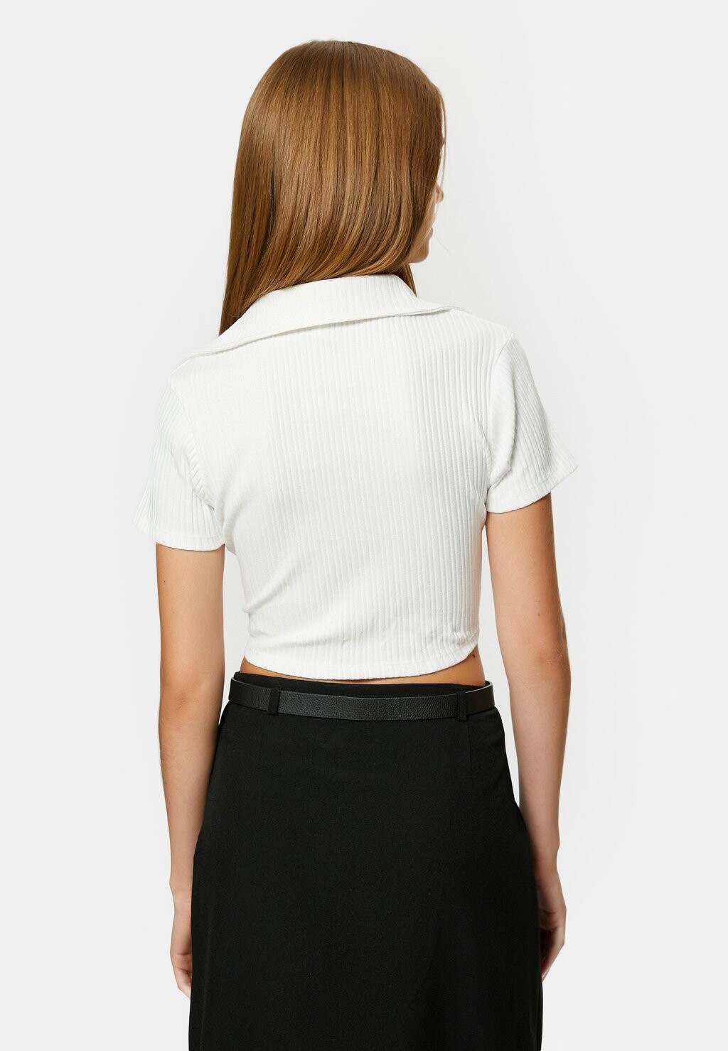 

Базовая футболка CROP SHORT SLEEVE Koton, белый