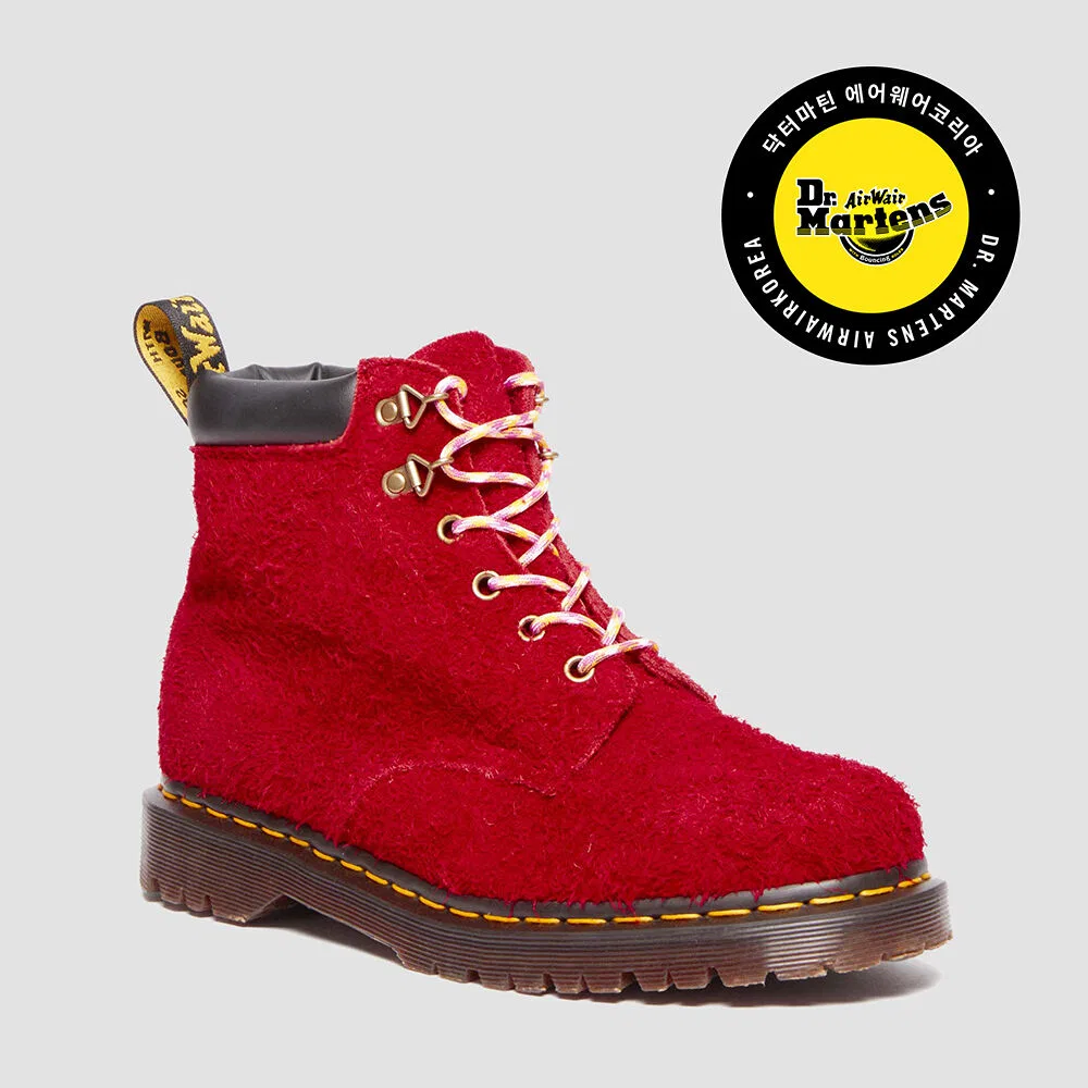 Мужские красные замшевые ботинки-воркеры Dr. Martens 939