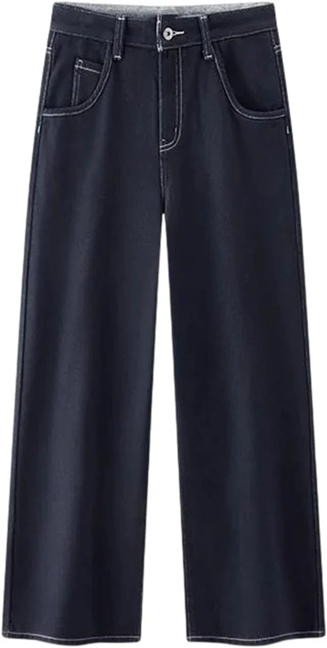 Джинсы с флисовой подкладкой, свободные, Women's Fleece Lined, Original Color Denim