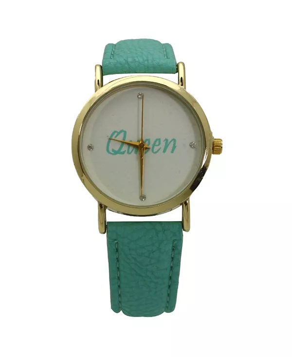 

Часы с кожаным ремешком и циферблатом Mint Queen Olivia Pratt, mint