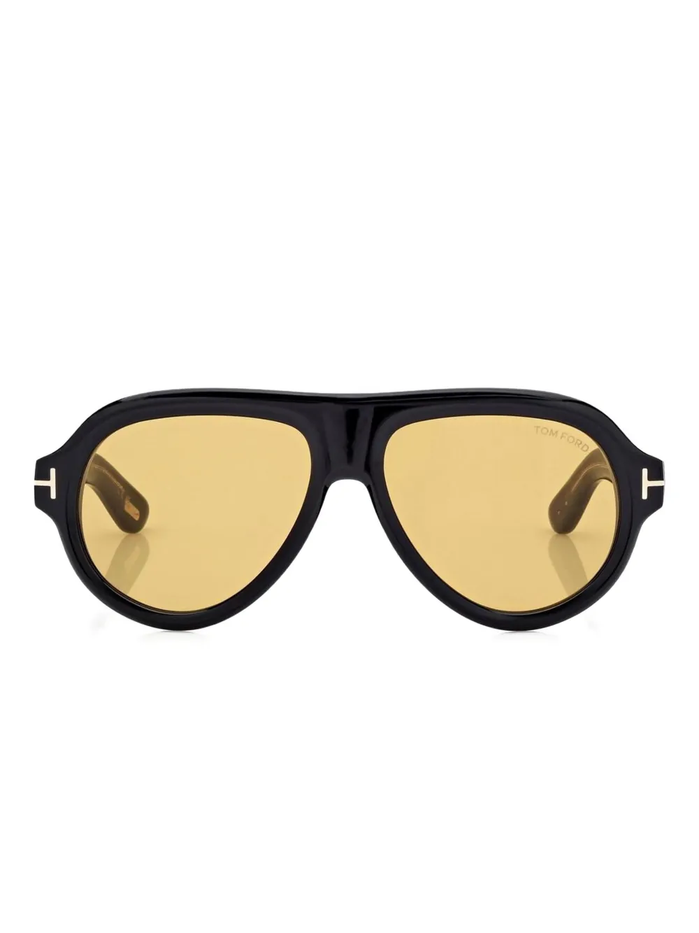 

Солнцезащитные очки-пилоты Icon TOM FORD Eyewear, черный