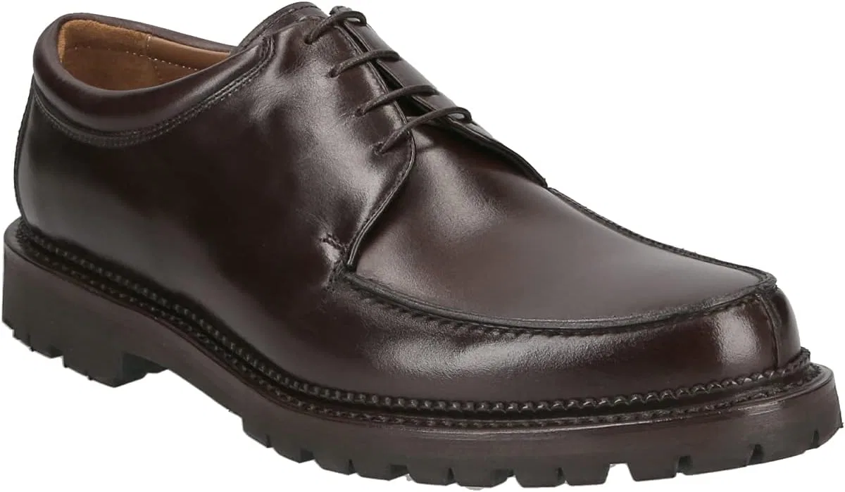 Мужские туфли на шнуровке Lüke Schuhe 7178 из гладкой кожи коричневого цвета