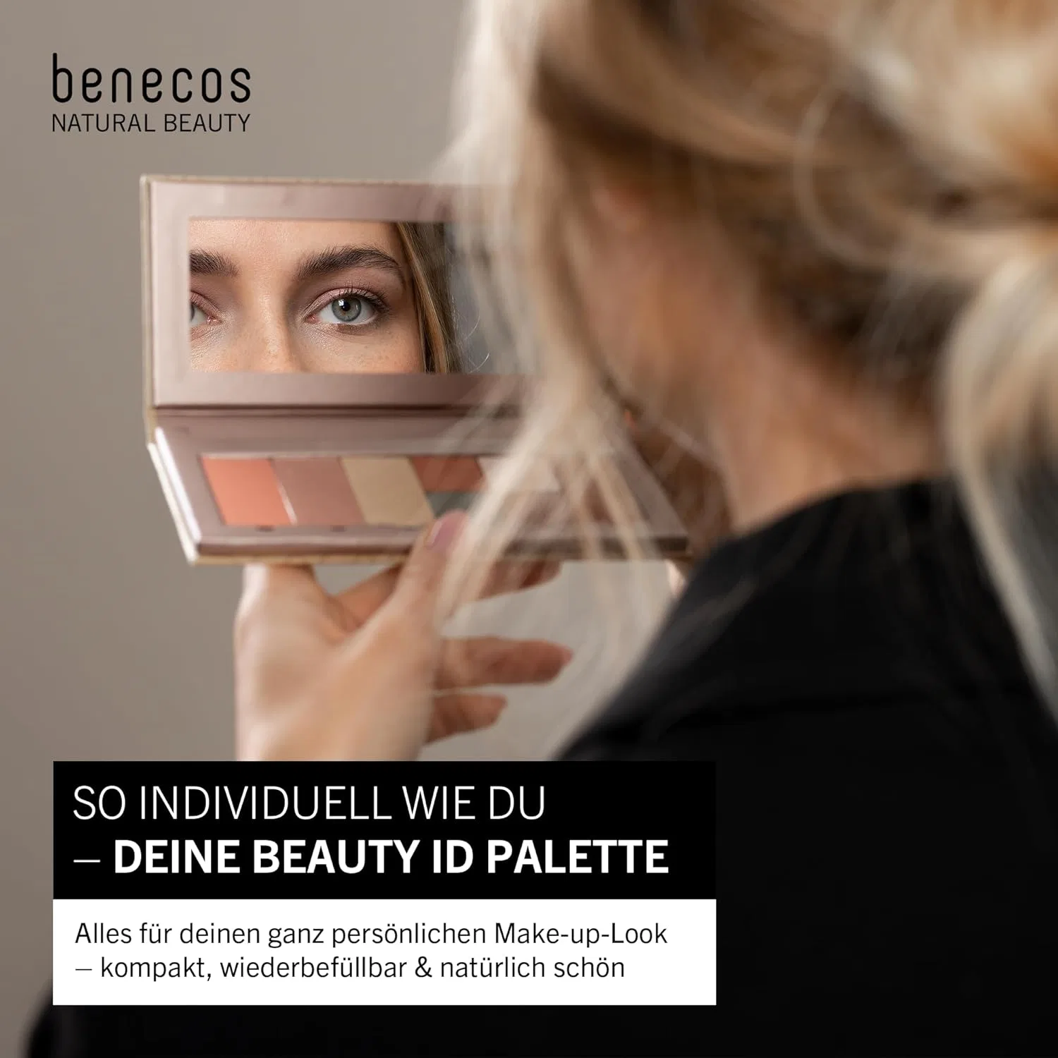 Сменный блок теней для век «Very Woody» от Benecos Beauty ID Benecos, Brown — фото 4