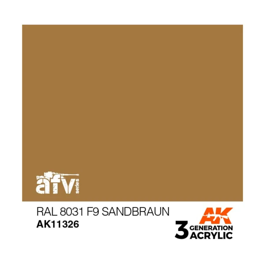 

RAL 8031 ​​F9 Сандбраун, 3rd Gen Acrylic - AFV
