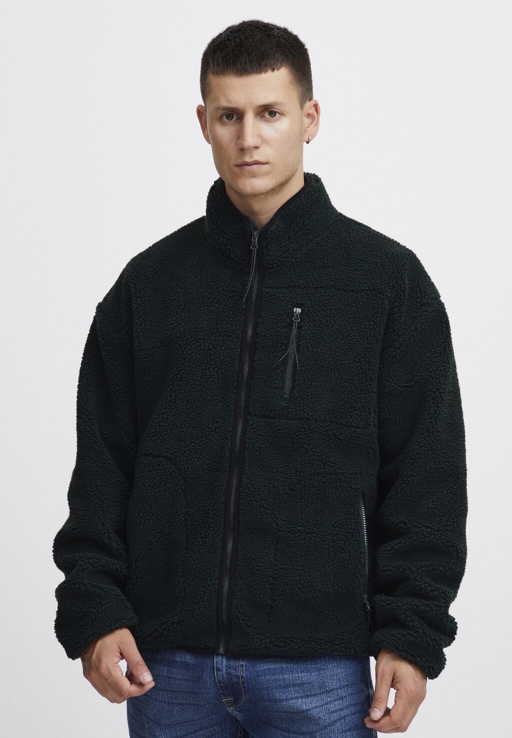 

Флисовая куртка SWEATSHIRT Blend, цвет deep forest