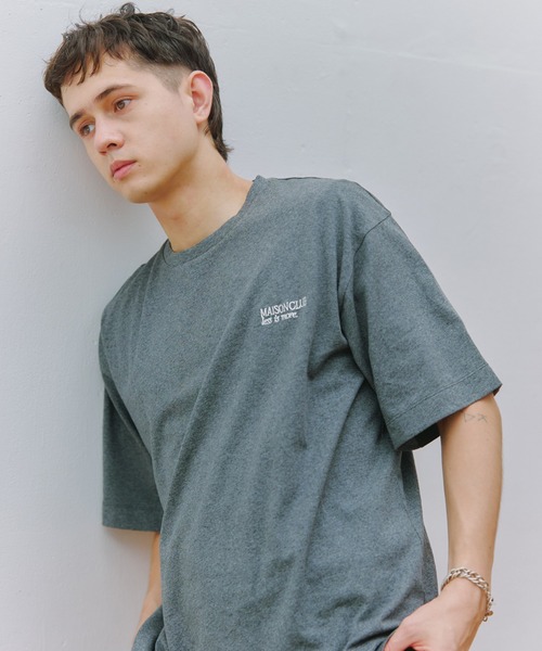 

Футболка с вышивкой, KKP, серая MAISON CLUB