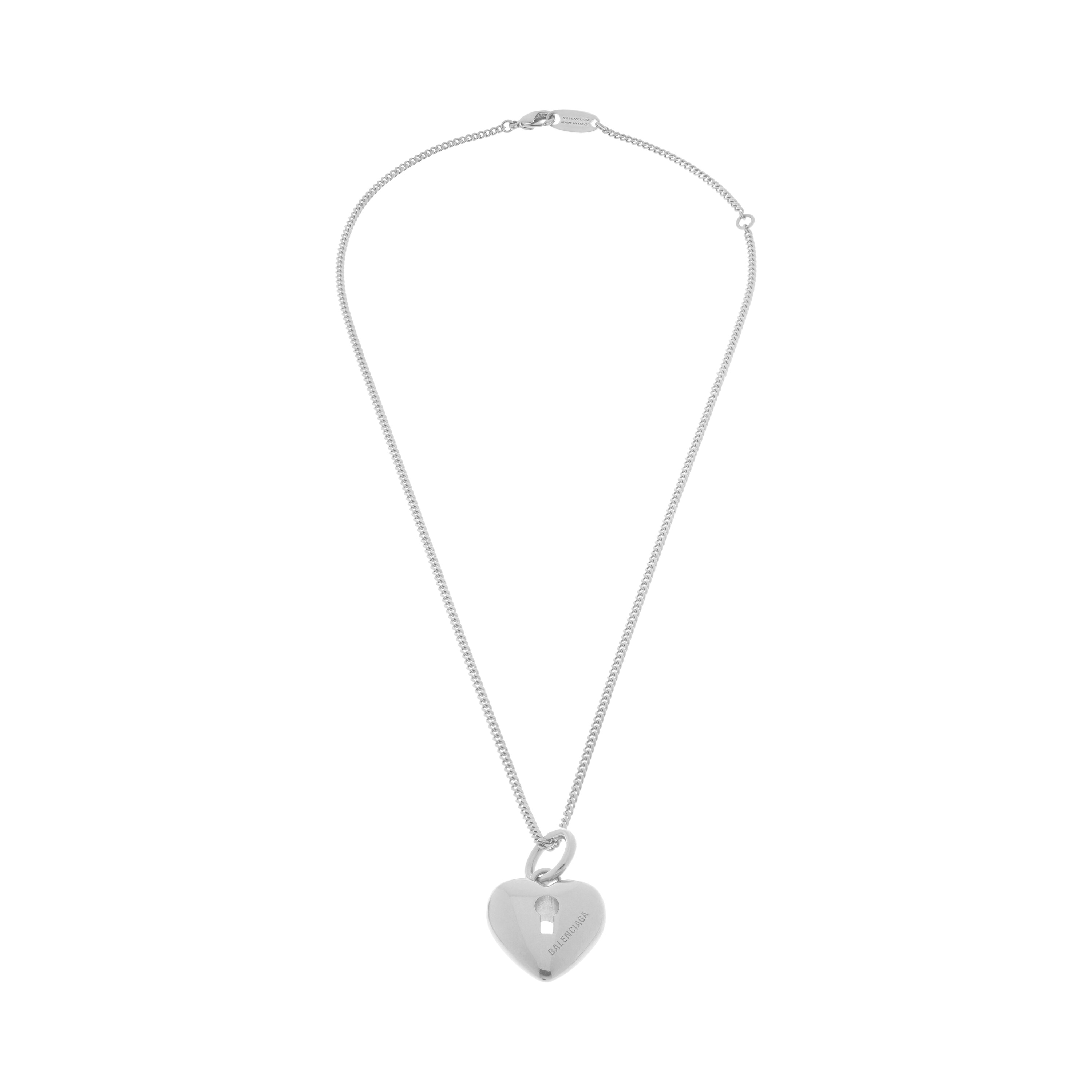 

Ожерелье «Сердце любви» BALENCIAGA, серебряный