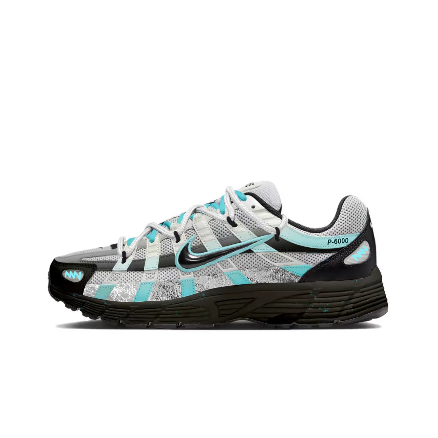 

Nike Кроссовки для бега P 6000 Abrasion Resistant Low top Unisex черный cyan