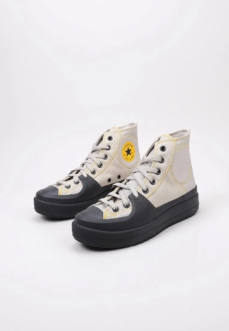 Мужские кроссовки Converse Chuck Taylor All Star Construct Outdoor ToneSneaker, Beach Stone Black Yellow — фото 3