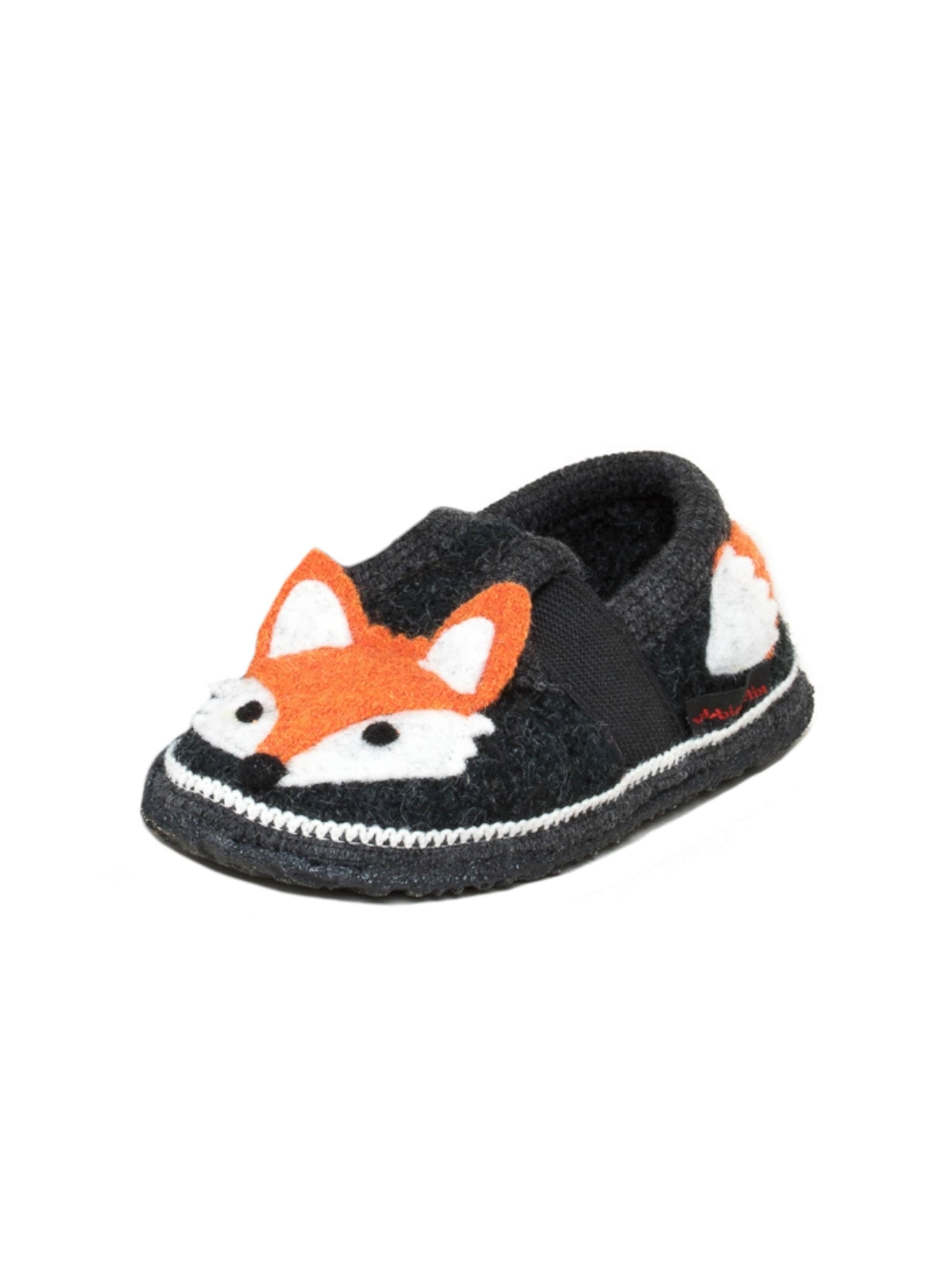 

Kitz-pichler Тапочки 'Walkpantoffel Bobby Appl. Fuchs' в черном цвете