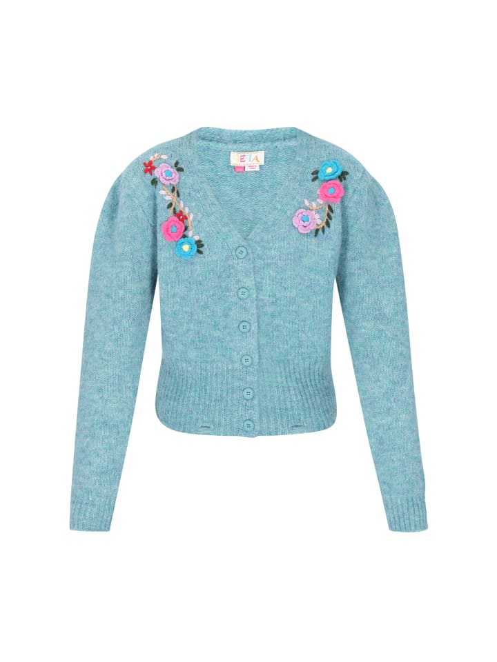 

Женский кардиган цвета голубой мяты IZIA