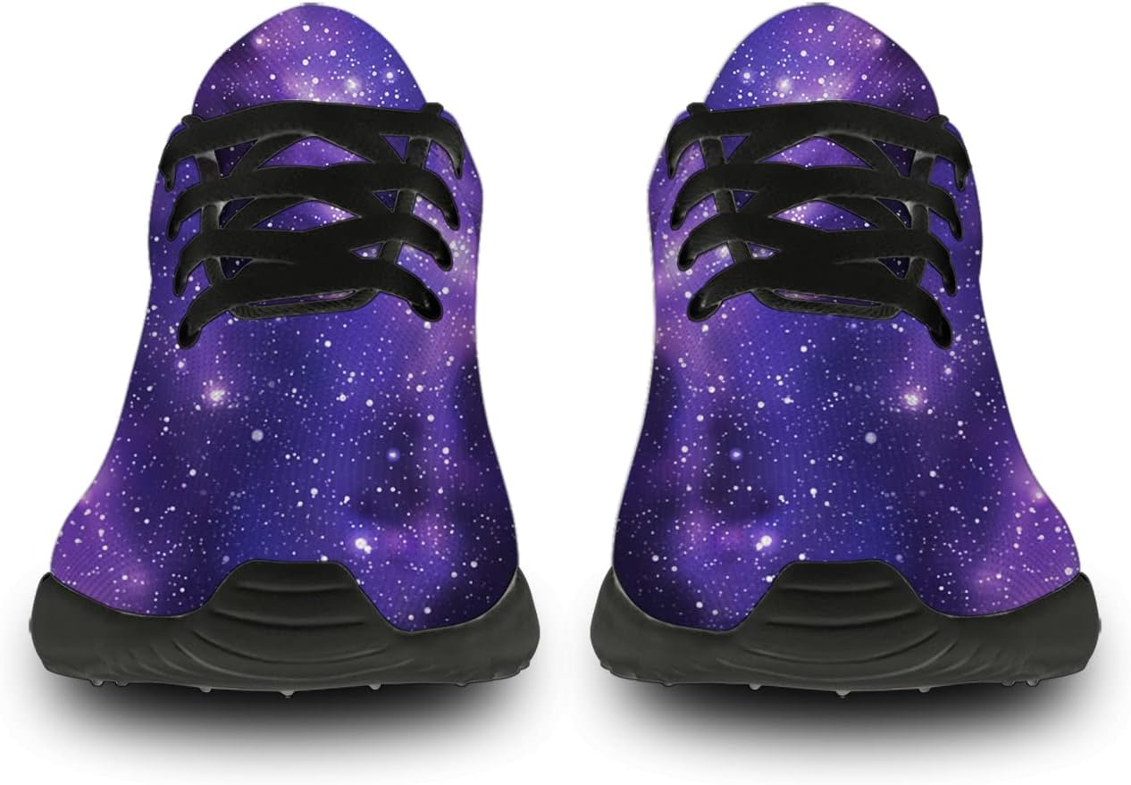 Кроссовки Horethy Galaxy для женщин и мужчин, беговые кроссовки, дышащие кроссовки для ходьбы и тенниса, космические кроссовки, подарки, мультиколор — фото 3