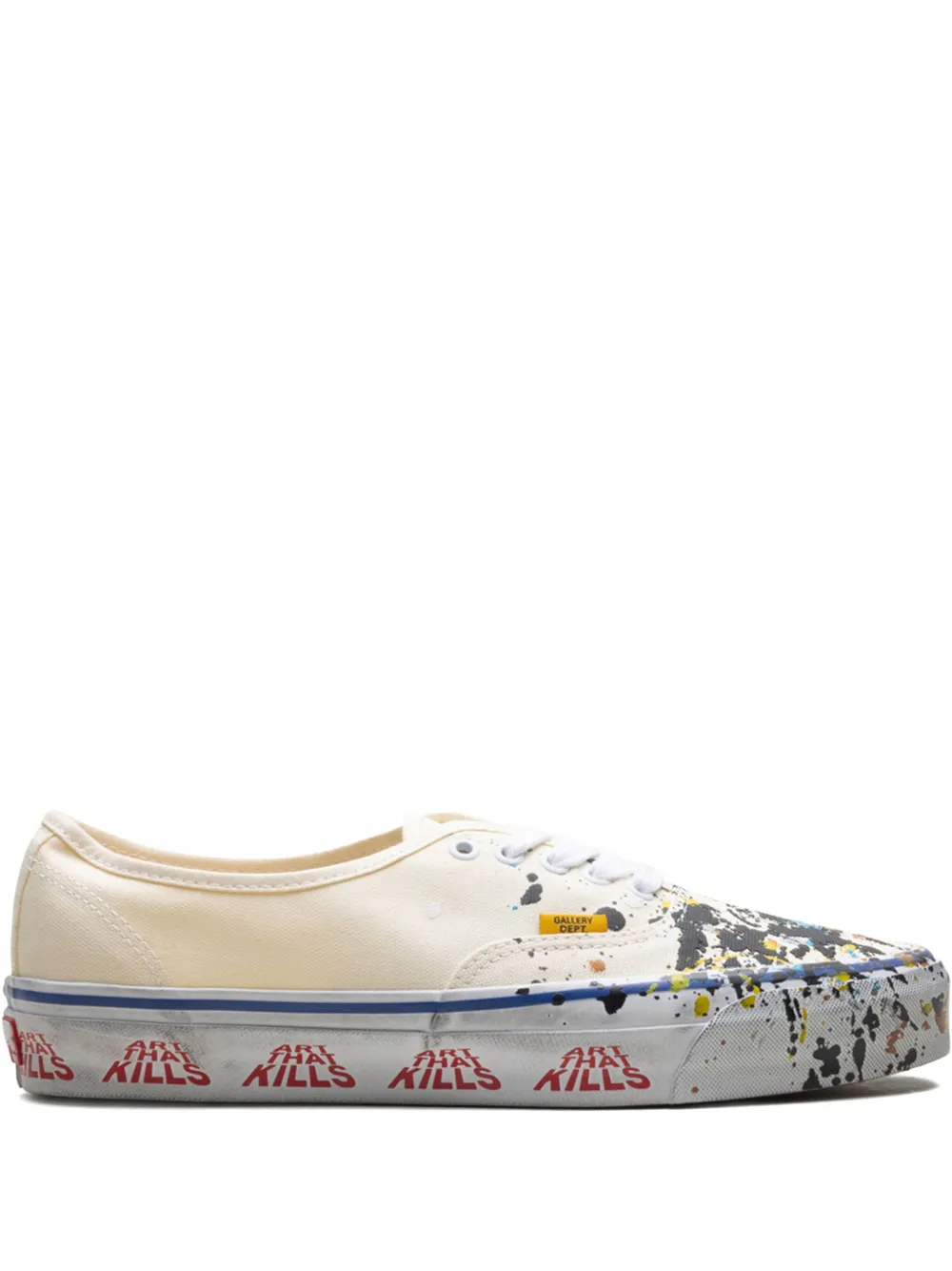 

Кеды Authentic Art That Kills из коллаборации с Gallery Dept Vans, нейтральный