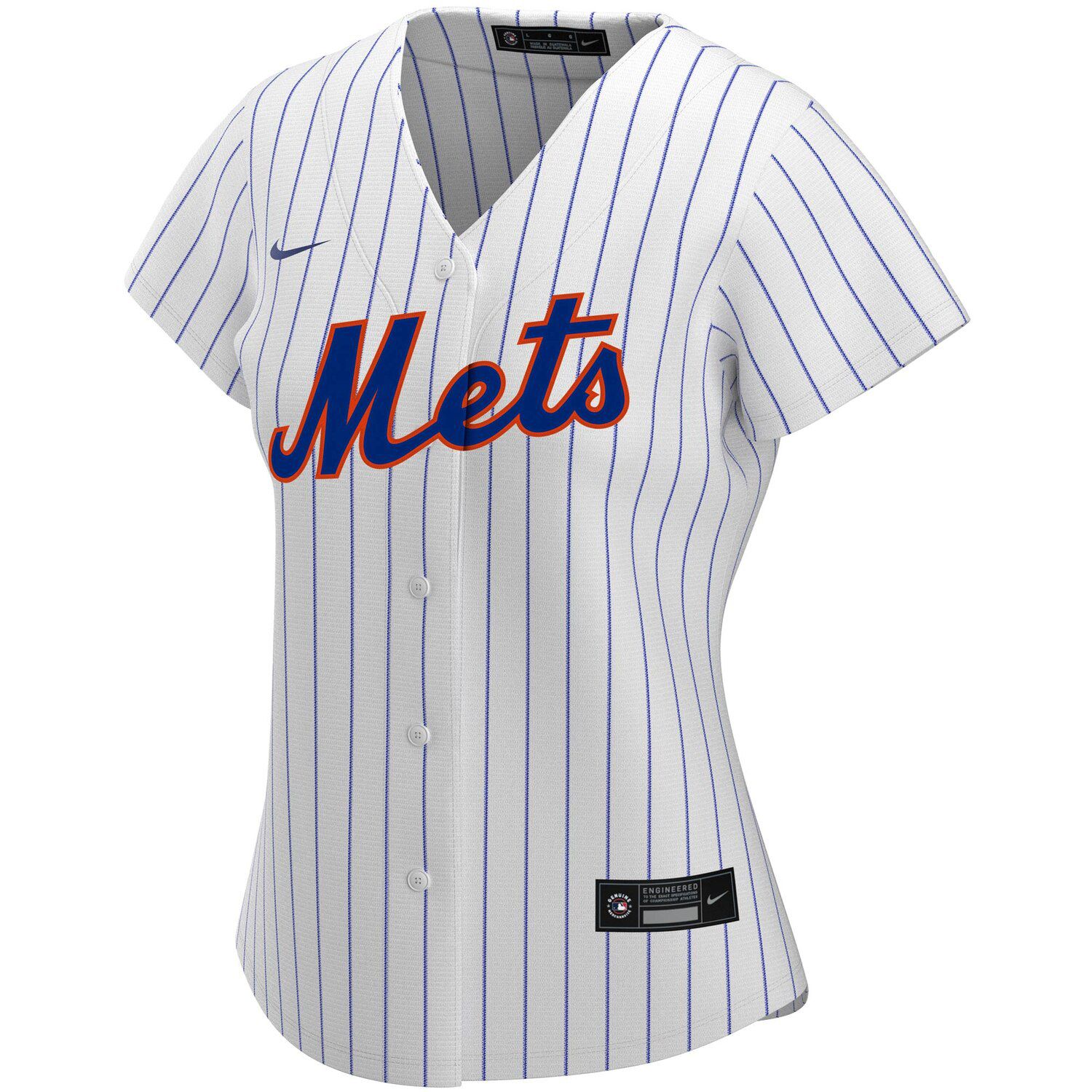 Женская белая футболка Nike New York Mets Home Replica Team Nike