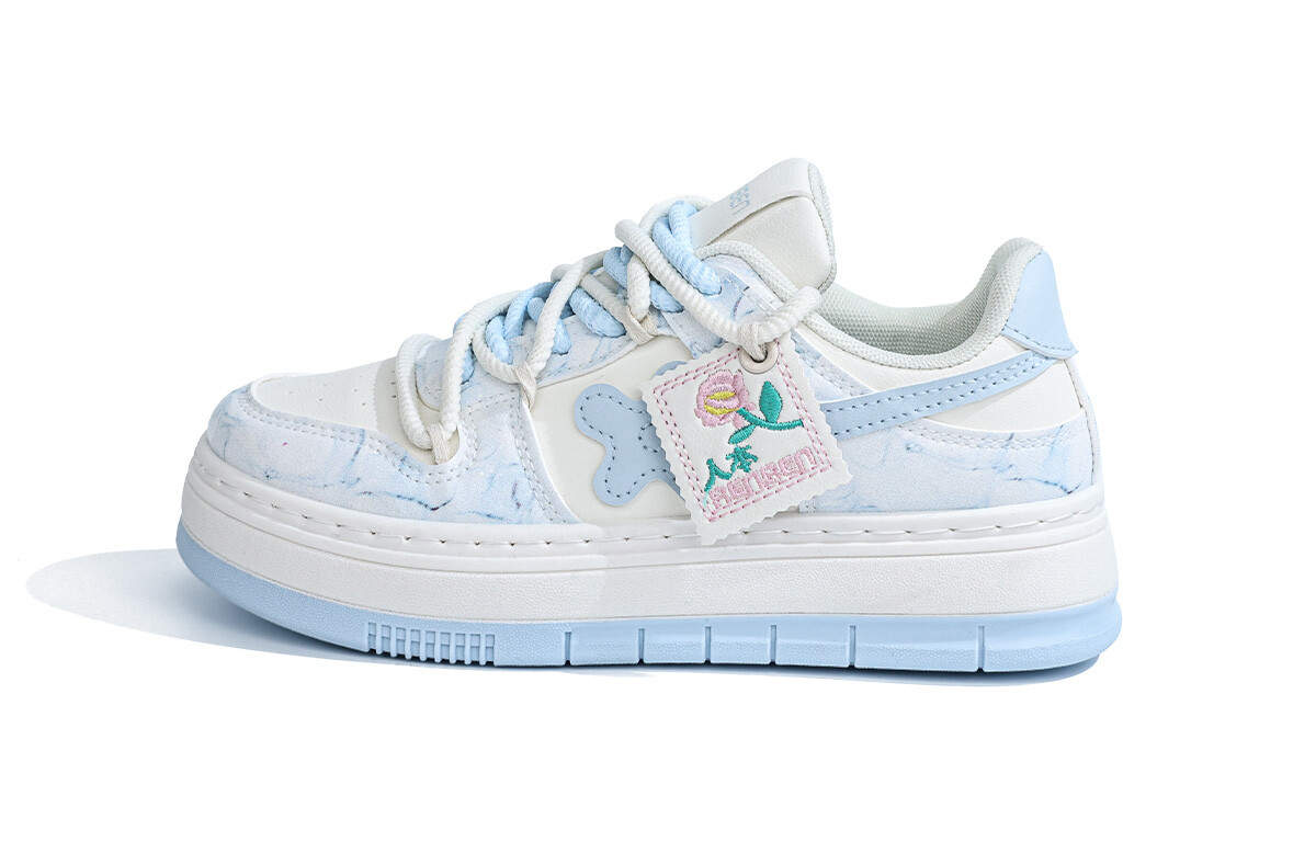 

Кроссовки RENBEN Skateboarding Shoes Women's Low-top, розовый