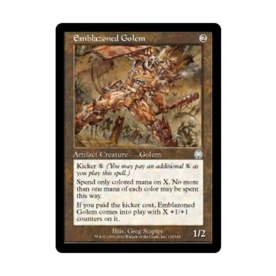 

CCG Украшенный гербом голем (U), MTG - Apocalypse