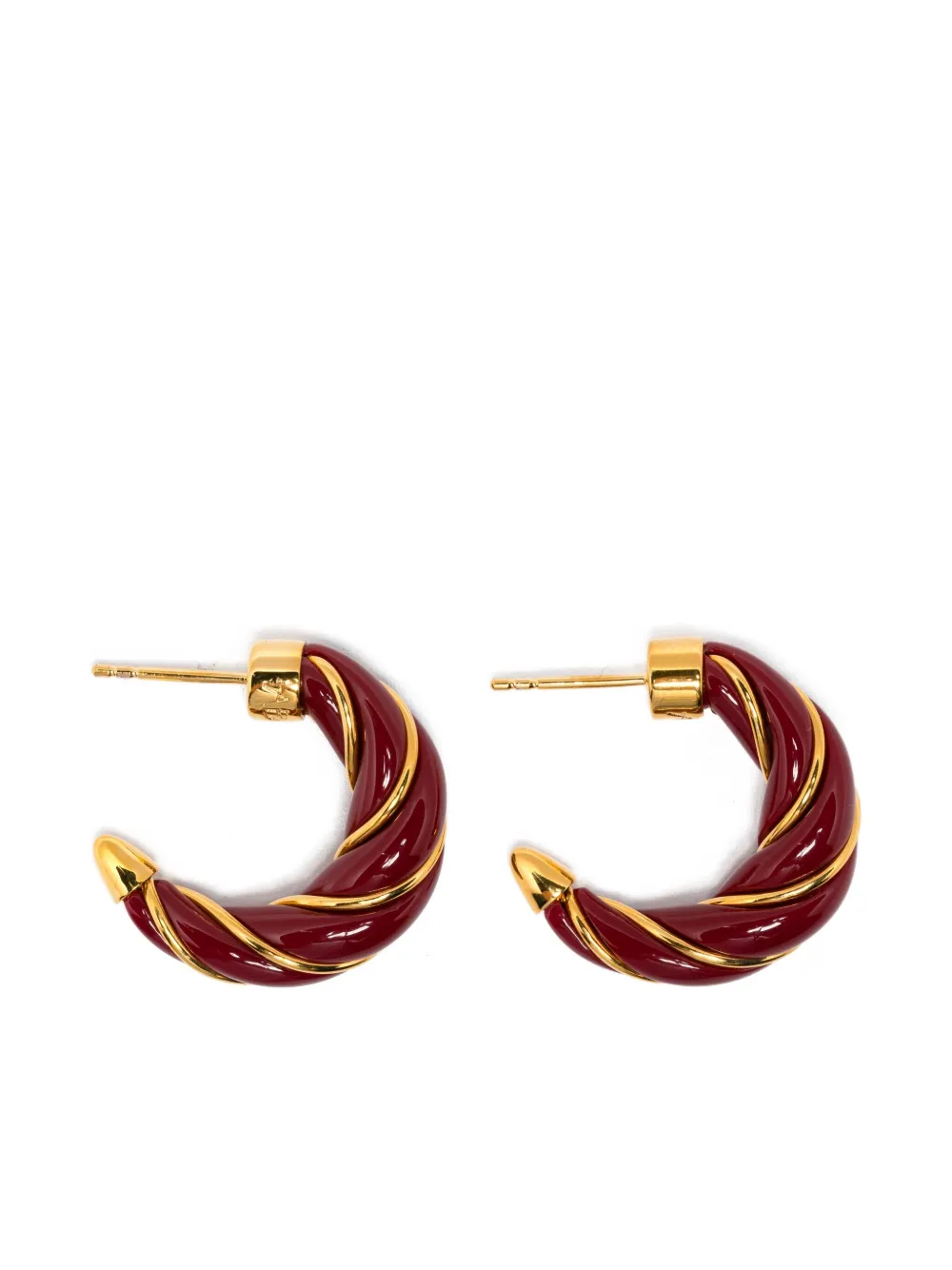 

Серьги Diana из смолы и латуни Aurelie Bidermann