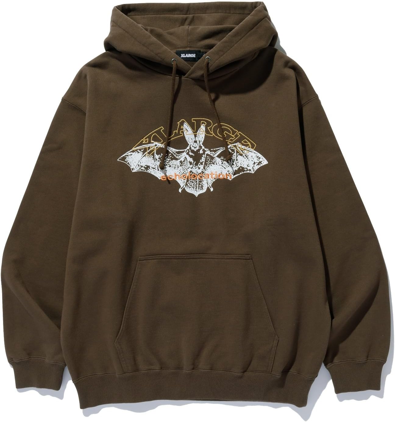 

Мужская толстовка с капюшоном Echolocation размера XL Xlarge, коричневый