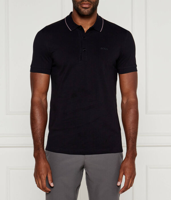 

Рубашка поло Slim fit Boss Green, синий