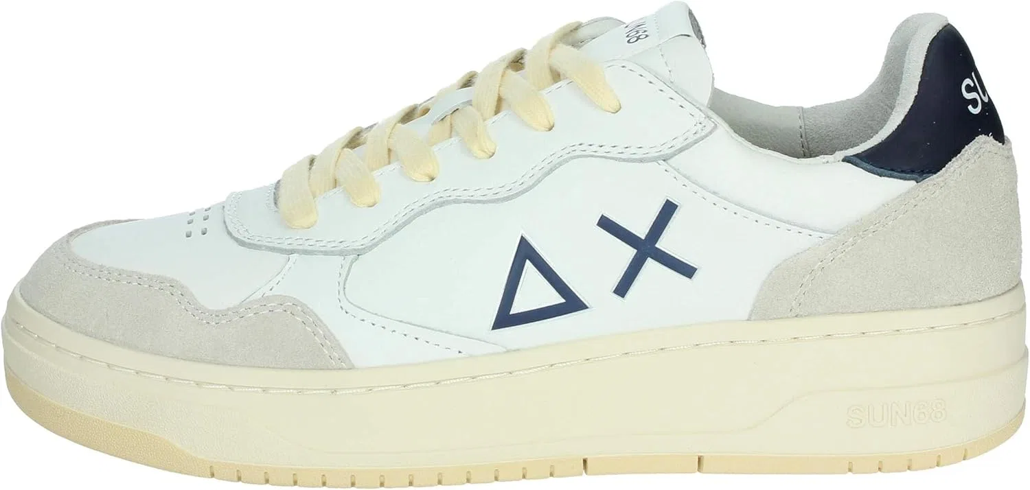 SUN68 Кроссовки Sun 68 Big Basket White 100% Leather