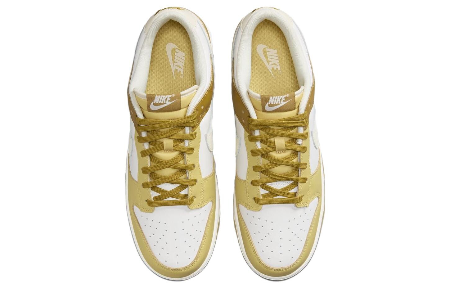 Мужские кроссовки для скейтбординга Nike Dunk, Белое золото — фото 4