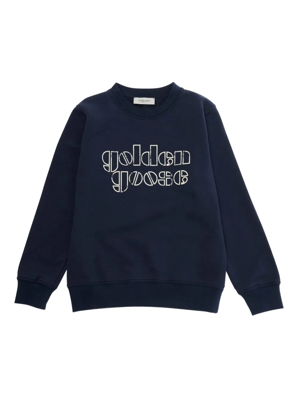 

Свитшот с круглым вырезом Journey Golden Goose Kids, синий