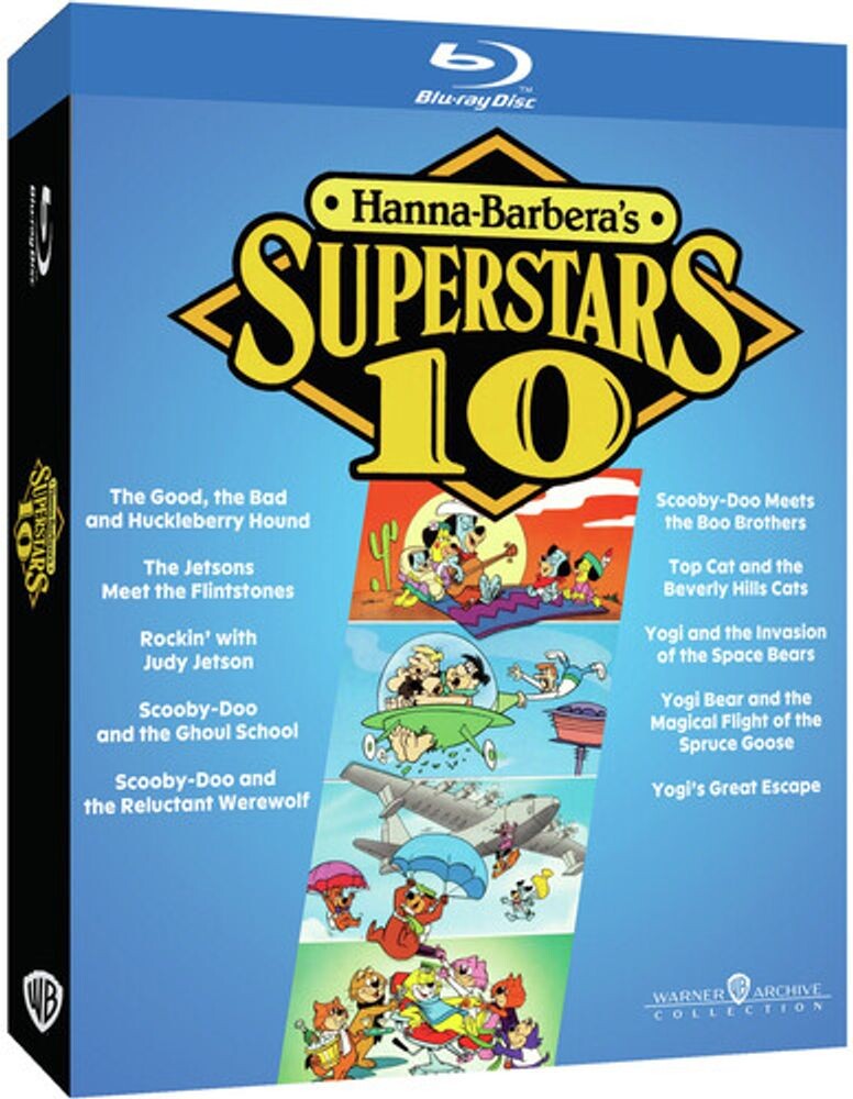 

Диск Blu-ray Hanna-Barbera's Superstars 10 - Film Collection
