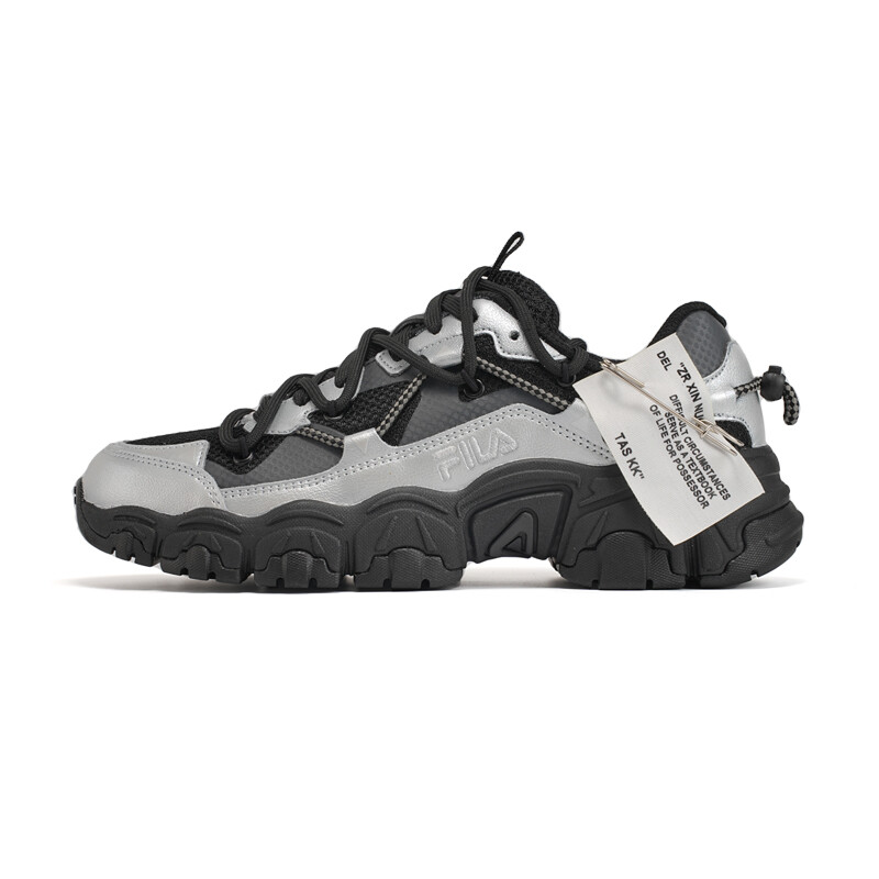 

Кроссовки FILA Cat Claw Lifestyle Shoes Unisex Low-top Black/silver, черный/серебряный
