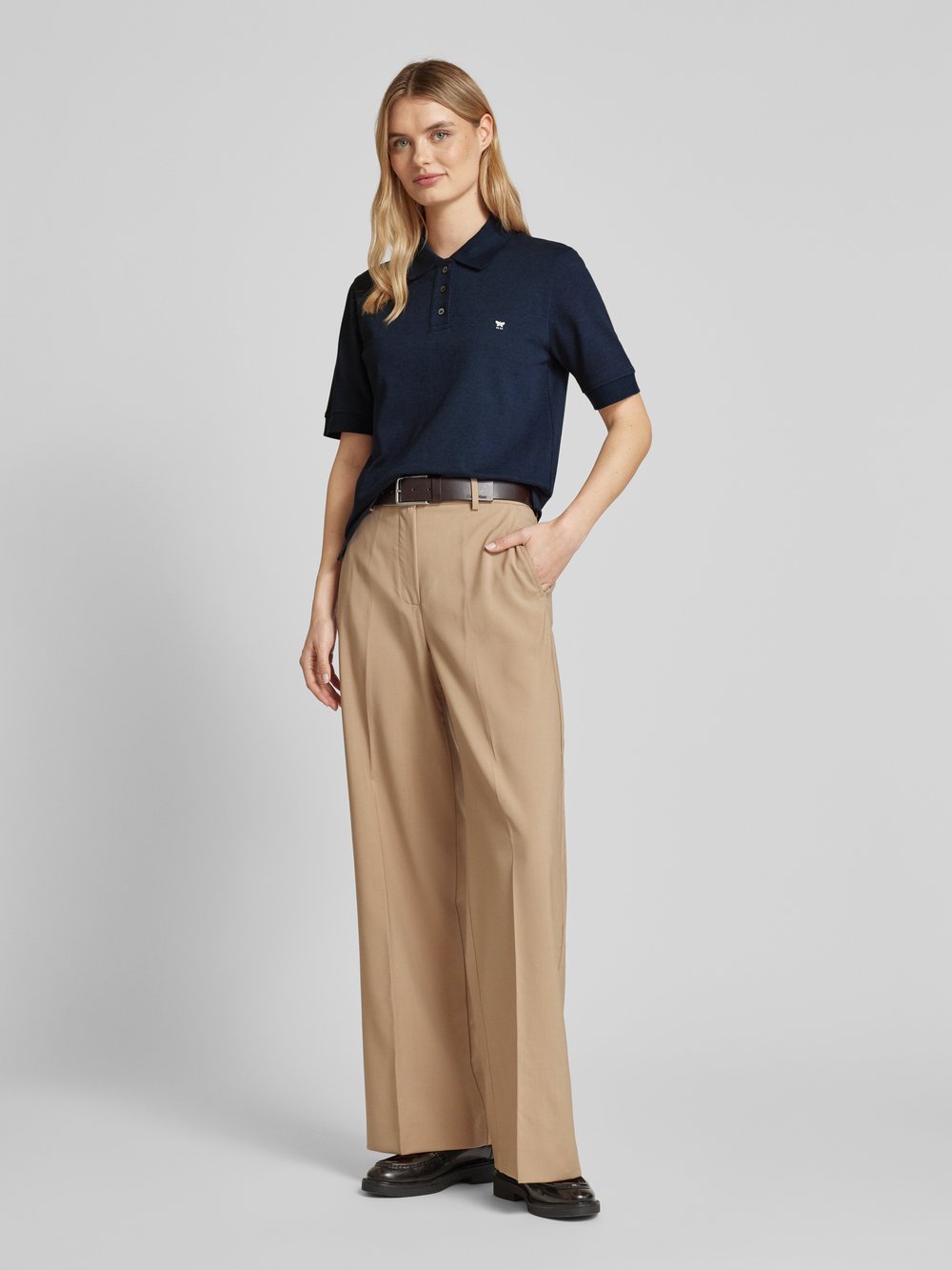 

Рубашка поло с планкой на пуговицах, модель «SCENA» Weekend Max Mara