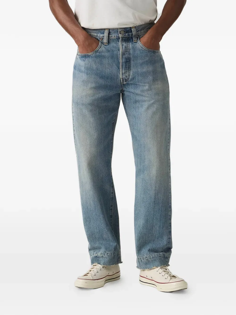 Джинсы Levi's 501 Original Fit, синий — фото 3