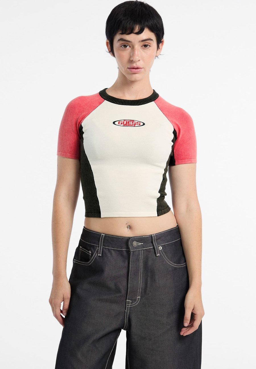 

Футболка Guess Print T-shirt, Rot/Red, Красный, Футболка Guess Print T-shirt, Rot/Red