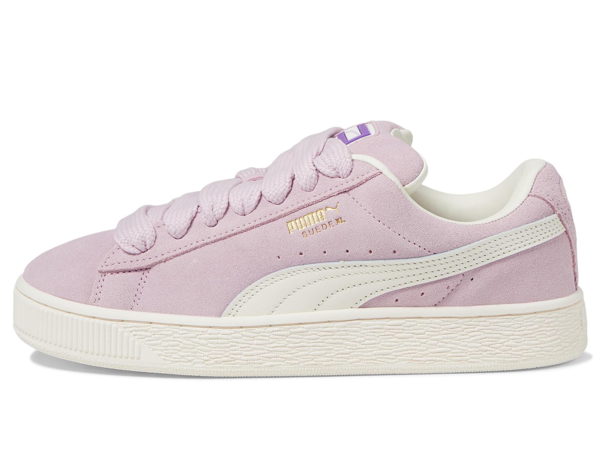 Кроссовки PUMA Suede Xl, Grape Mist/Warm White — фото 4