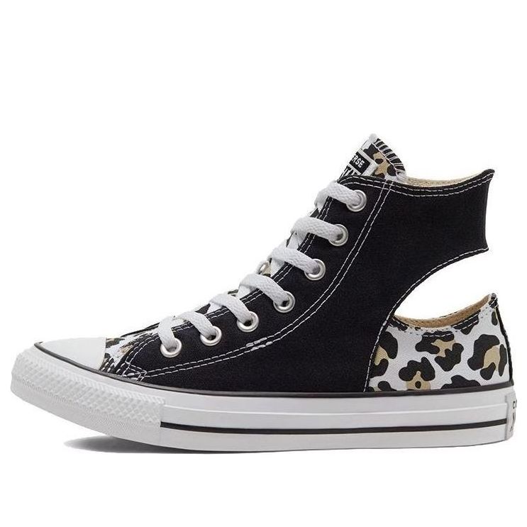 

Кеды Converse Twisted Upper Chuck Taylor All Star 'White leopard', черный