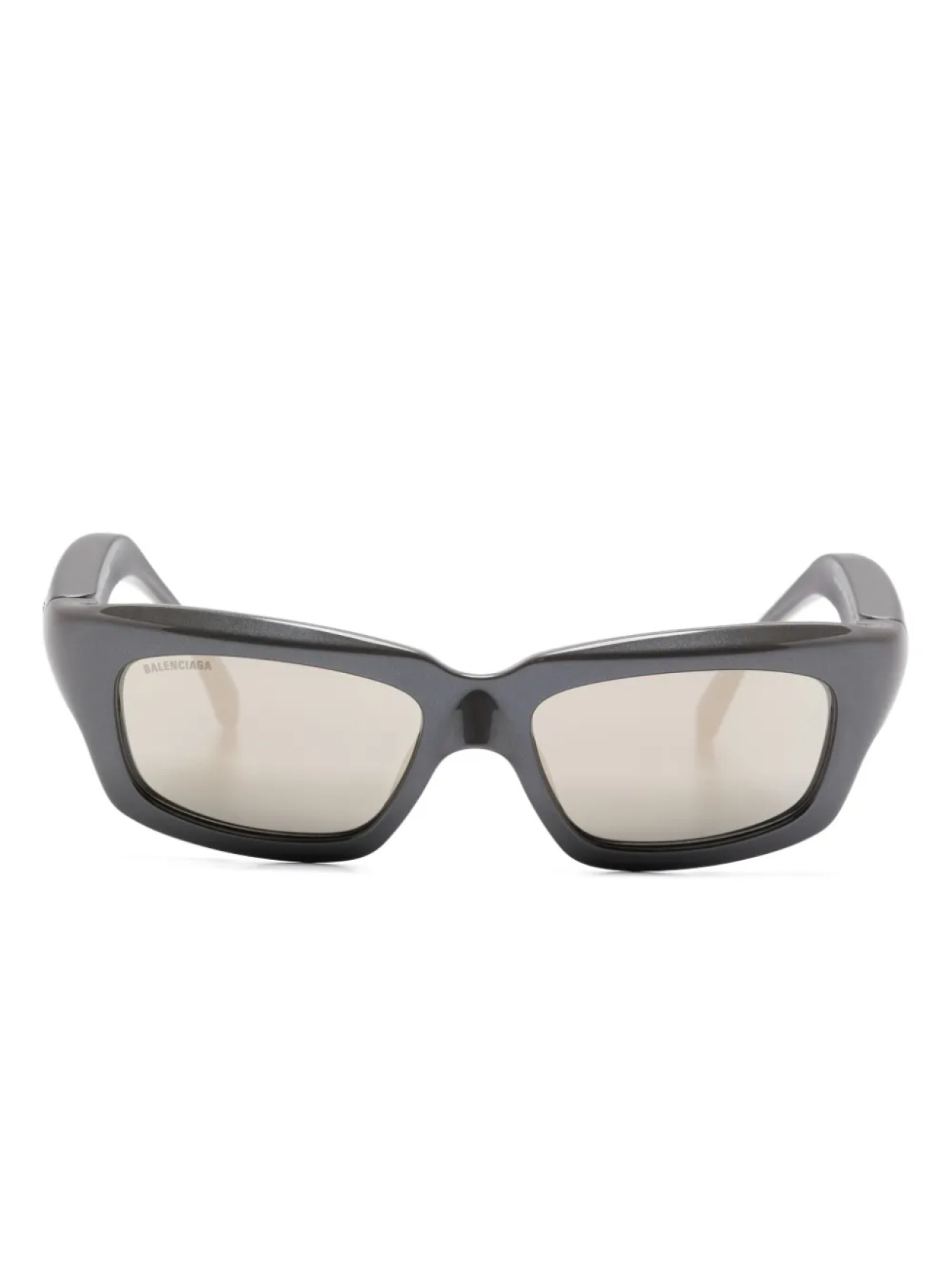 

Солнцезащитные очки в прямоугольной оправе Balenciaga Eyewear, серый