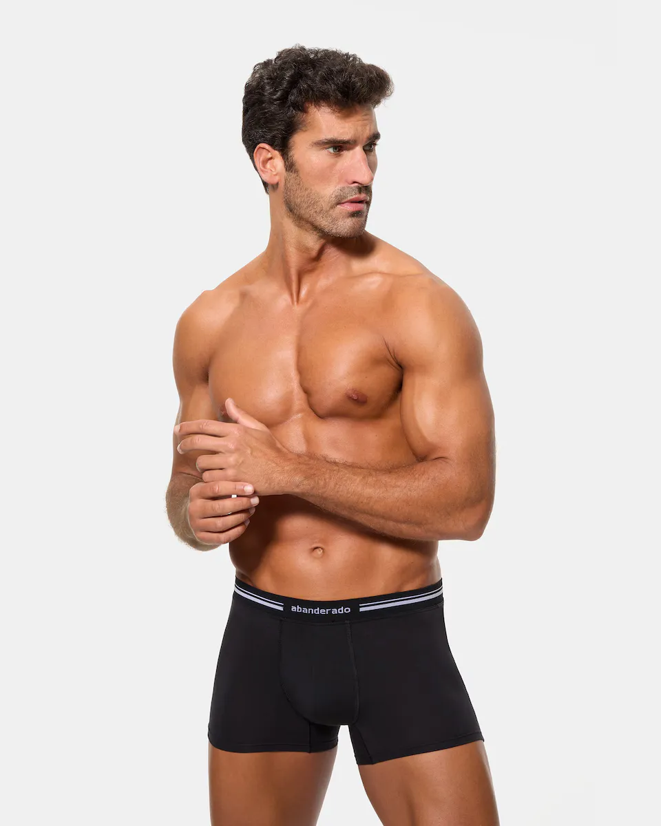 

Очень мягкие мужские трикотажные шорты-боксеры Abanderado, черный