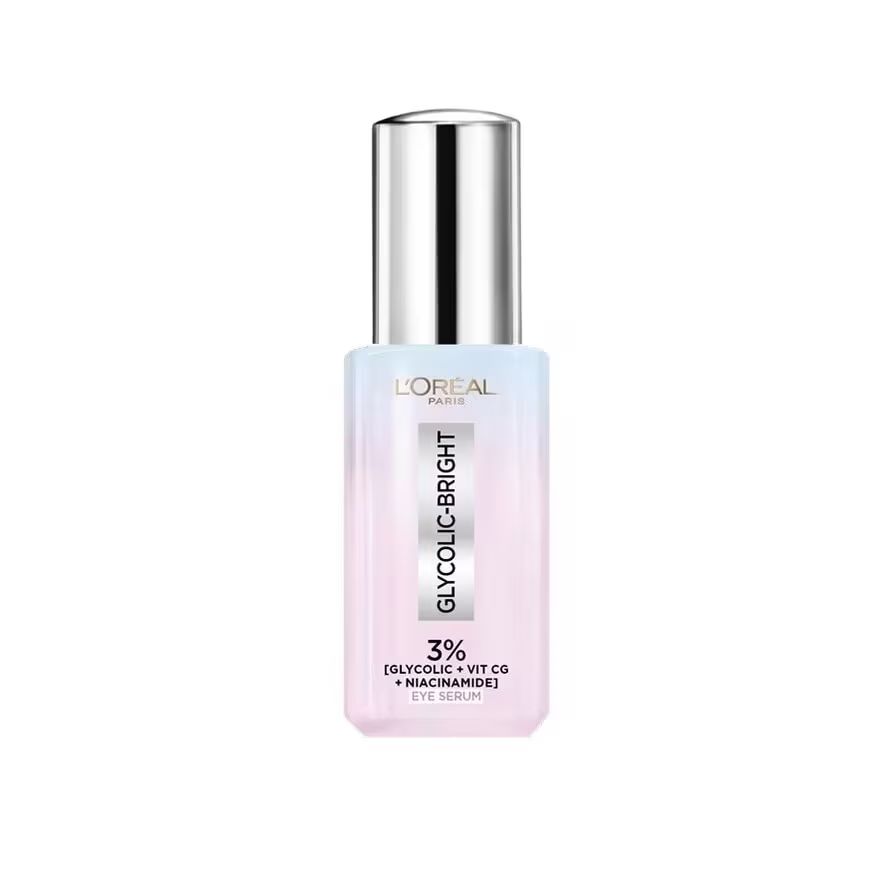 

L'Oreal Paris Glycolic-Сыворотка для глаз от темных кругов под глазами 20 мл. Новости, Pink