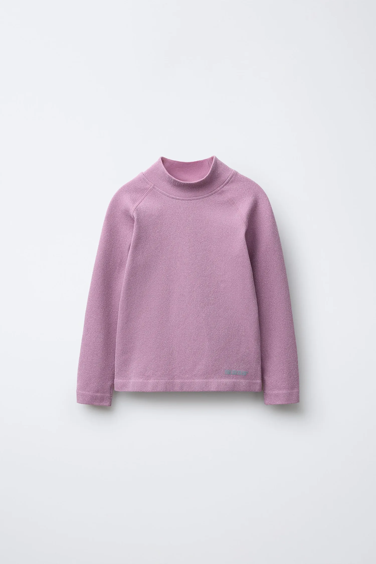 Блестящая дышащая футболка из лыжной коллекции Zara, розовый
