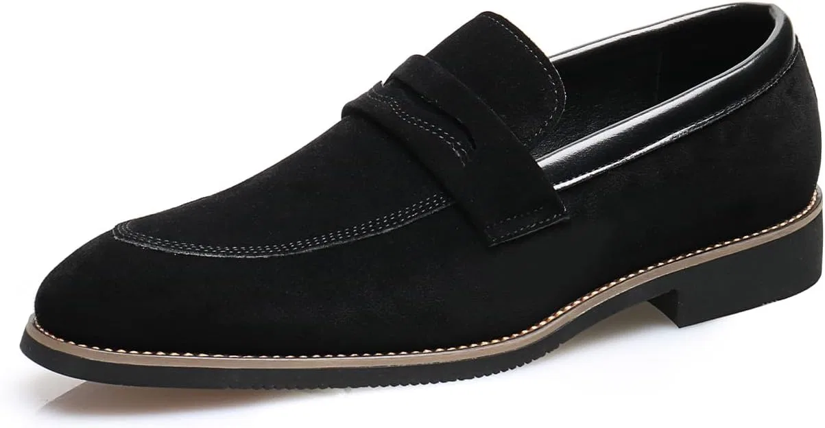 Лоферы мужские кожаные British Style, Black SJIUTLYUE