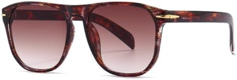 

Солнцезащитные очки квадратной формы 2027 года для женщин, градиентные оттенки, защита от УФ-излучения UV400, для мужчин, ретро-очки с декоративными заклепками MTZJH, Red Stripe Red