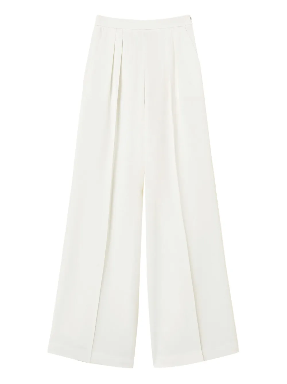 

Брюки палаццо со складками TWINSET, белый