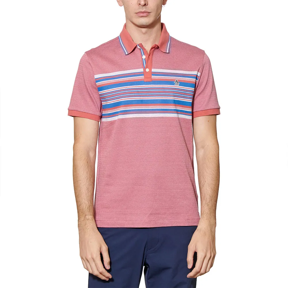 

Поло Original Penguin Jacquard Eng Stripe, розовый