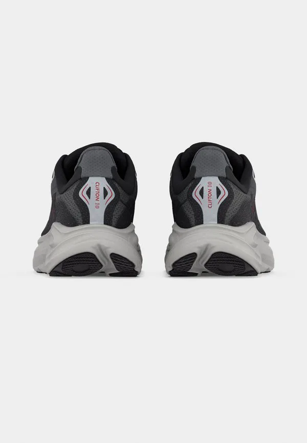 Кроссовки для бега по шоссе clifton 10 Hoka, Carbon Black/Satellite Grey — фото 4