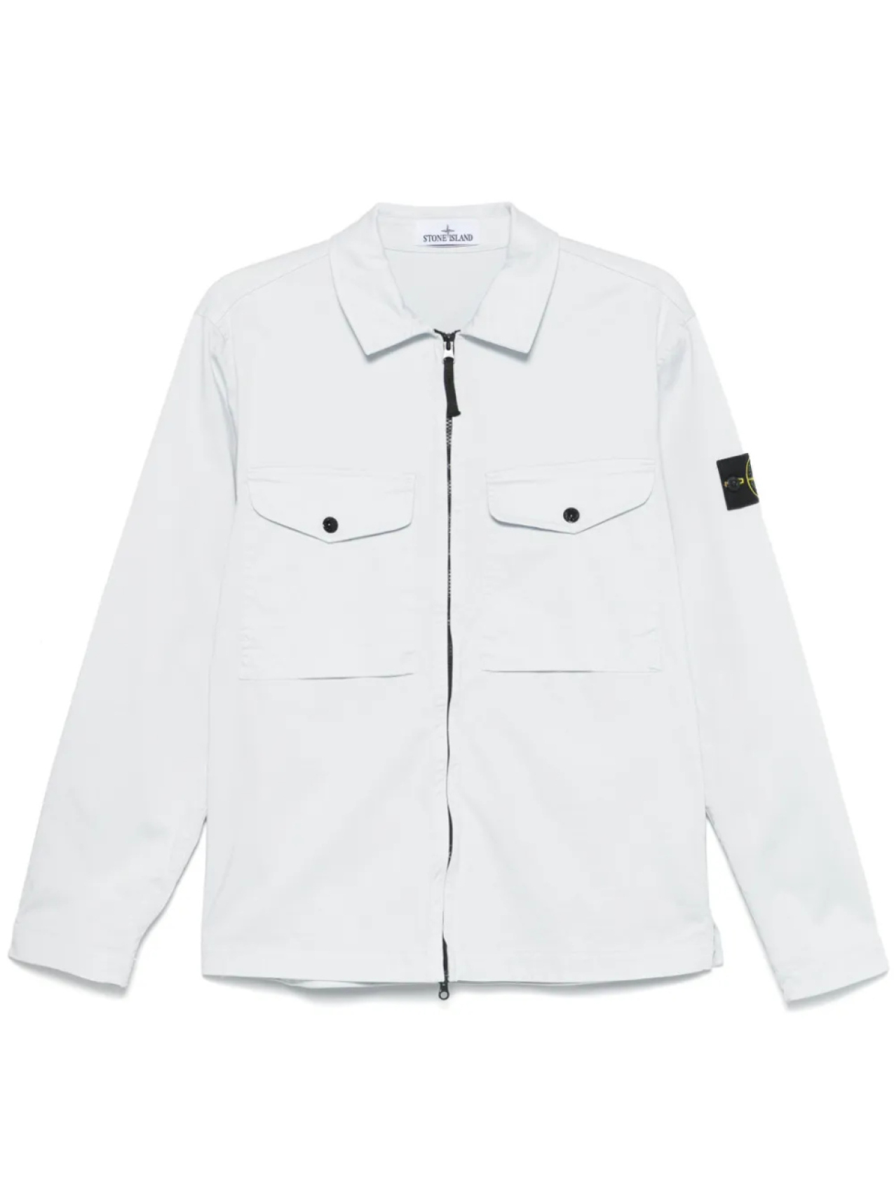 

Верхняя куртка-рубашка Stone Island из эластичного хлопка, синий