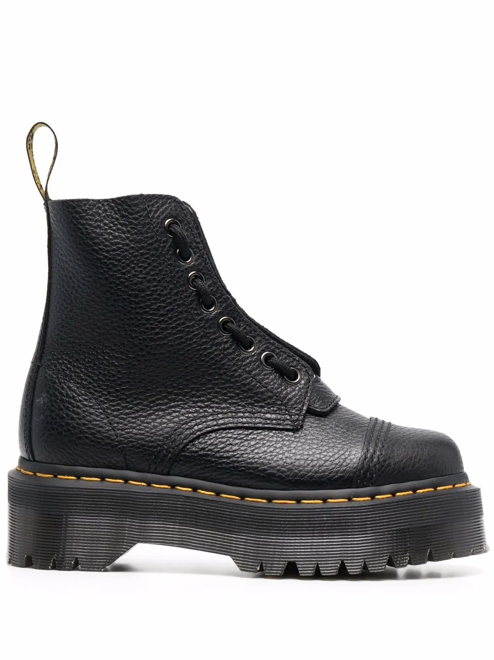 Ботинки кожаные Dr. Martens Sinclair на шнуровке, черный