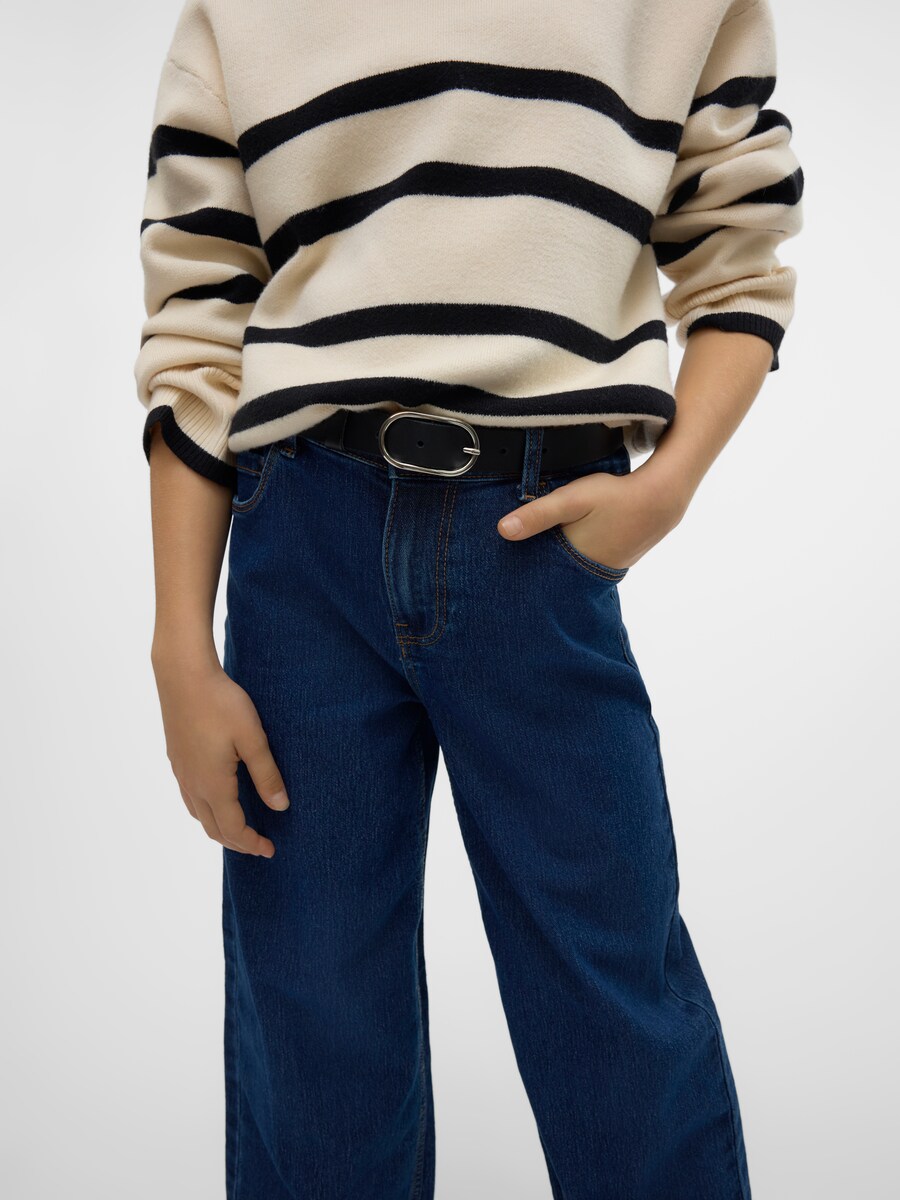 Джинсы свободного кроя Vero Moda Girl VMDAISY, темно-синий — фото 4