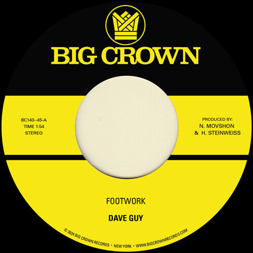 

Сингл 7" Guy, Dave: Footwork B/W Morning Glory