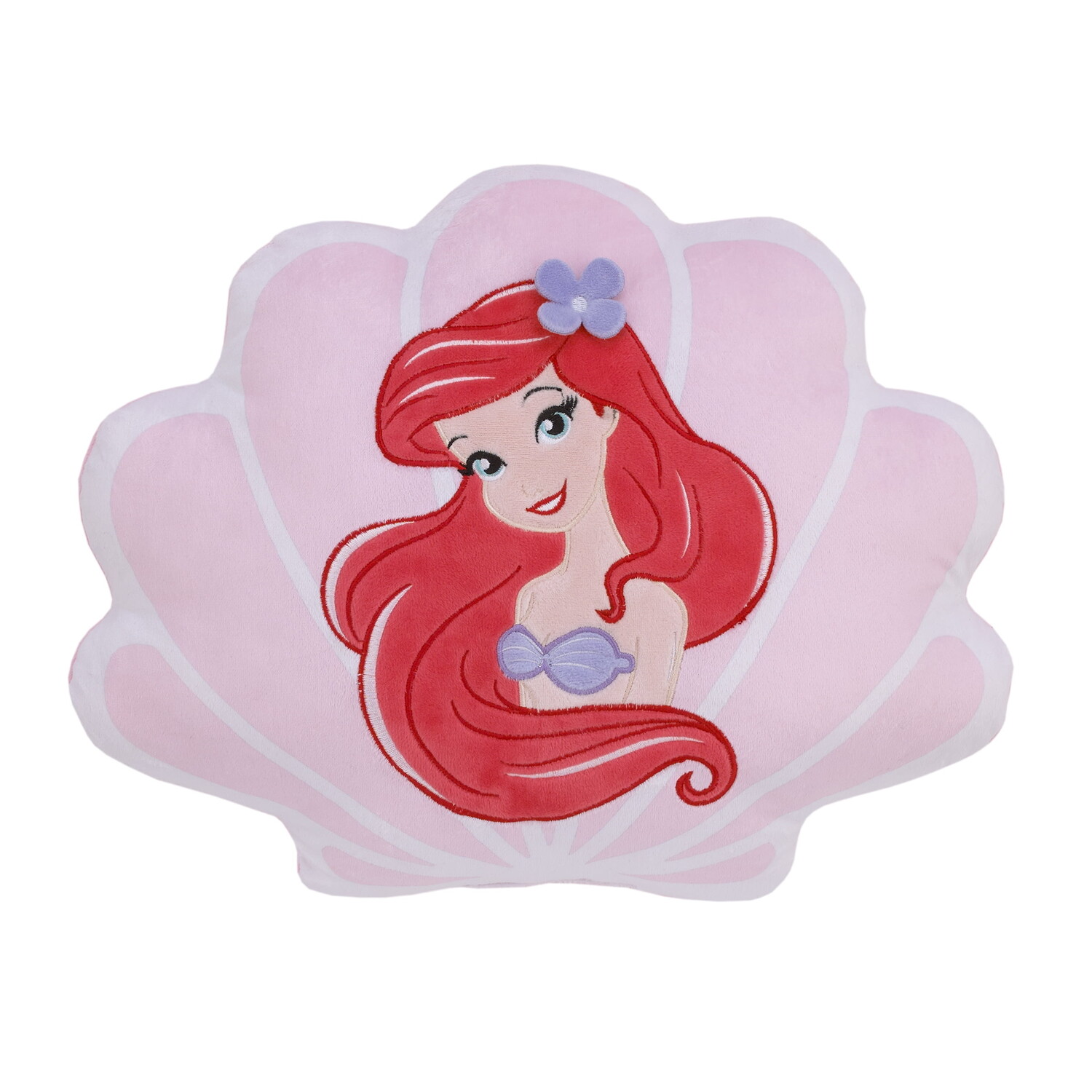 

Подушка в форме ракушки Disney Ariel Watercolor Wishes, розовый