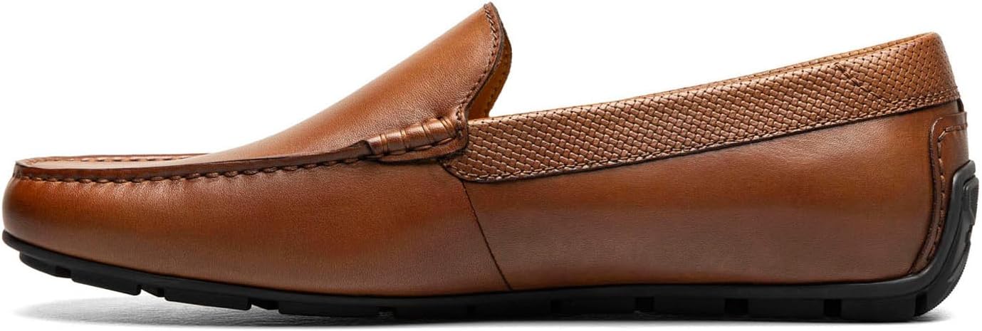 Мужские слипоны Florsheim Motor Moc Toe Venetian Driver, Cognac — фото 4