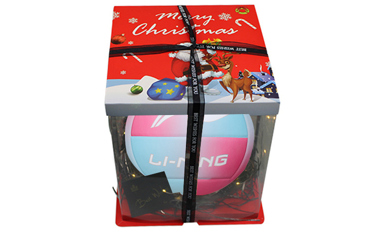 

LINING Волейбольный мяч PU размер 5 унисекс розовый синий