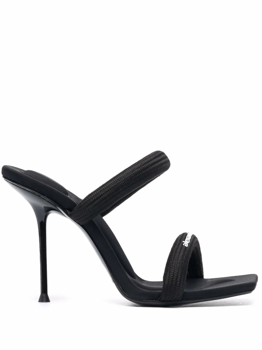 Босоножки Julie с логотипом Alexander Wang, черный